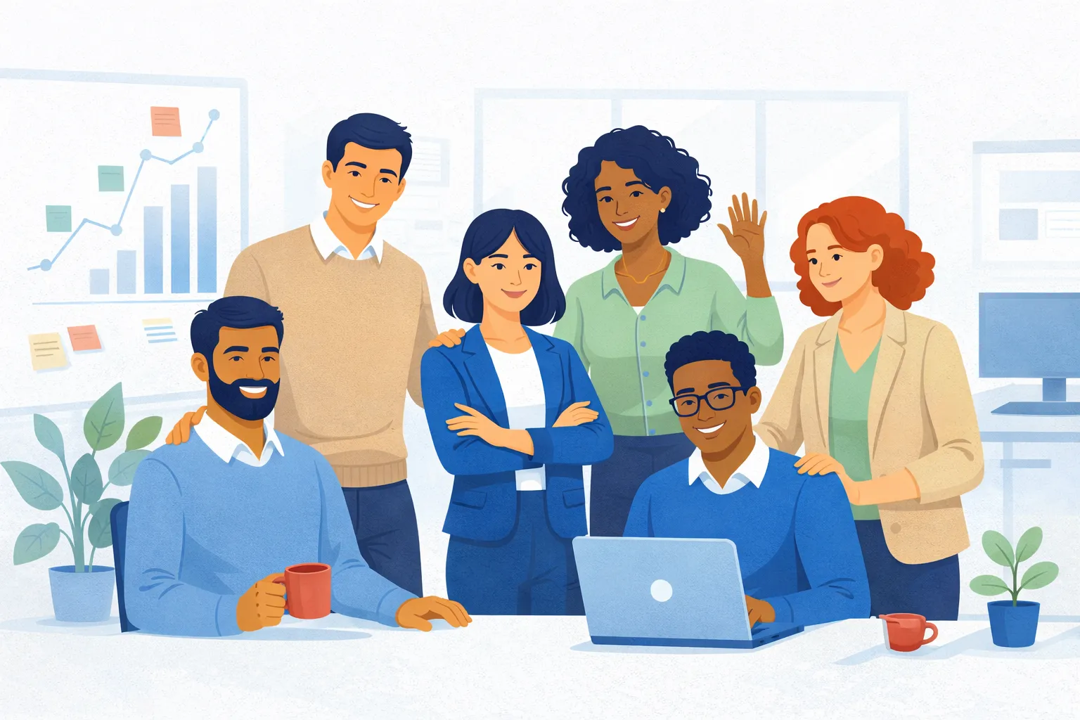 Il team E-POWER al lavoro